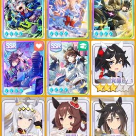 神垢 激安 石68000以上 評価最強サポート完凸5種 星3キャラ14体 シンデレラグレイ 初期垢 | ウマ娘のアカウントデータ、RMTの販売・買取一覧