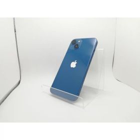 【中古】Apple SoftBank 【SIMフリー】 iPhone 13 128GB ブルー MLNG3J/A【川崎駅前】保証期間1ヶ月【ランクC】