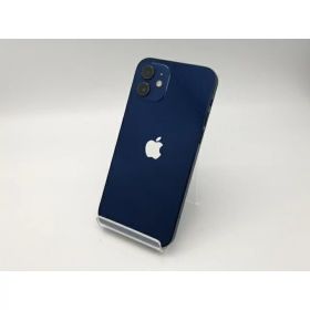 【中古】Apple au 【SIMロック解除済み】 iPhone 12 128GB ブルー MGHX3J/A【三宮駅前】保証期間1週間【ランクC】