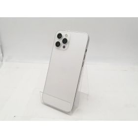 【中古】Apple au 【SIMロック解除済み】 iPhone 12 Pro Max 128GB シルバー MGCV3J/A【札幌南2条】保証期間1週間【ランクC】