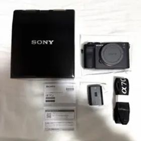 【新品】SONY フルサイズミラーレス一眼カメラ α7C II ボディ