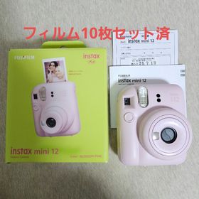 フジフイルム(富士フイルム)の富士フイルムチェキ instax mini 12 ブロッサムピンク(1台)(フィルムカメラ)