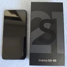 【au】Samsung Galaxy S21+ 5G ブラック本体 SIMフリー