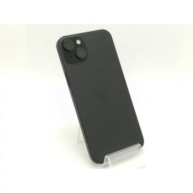 【中古】Apple 国内版 【SIMフリー】 iPhone 15 Plus 128GB ブラック MU083J/A【静岡】保証期間1ヶ月【ランクB】