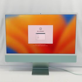 【限定15%OFFクーポン】 中古 Apple iMac 2021 MJV83J/A M1 メモリ8GB SSD256GB グリーン Ventura 24インチ 1年保証 レビュー特典：延長保証 デスクトップパソコン