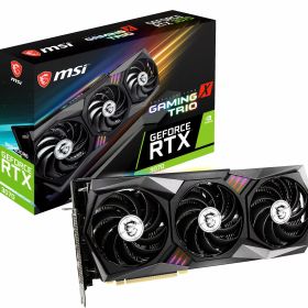 【中古】【非常に良い】MSI GeForce RTX 3070 GAMING X TRIO グラフィックスボード VD7417