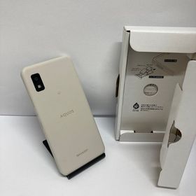 中古美品☆AQUOS Wish 64GB SIMフリー アイボリー(W) ◆全国送料無料◆6447