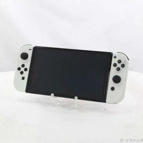 【中古】Nintendo(任天堂) Nintendo Switch 有機ELモデル Joy-Con(L)／(R) ホワイト 【344-ud】