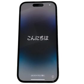Apple iPhone 14 Pro 256GB MQ0Q3J/A SIMフリー ブラック 判定▲ バッテリー80%以上 赤ロム保証 箱/ケーブル付 中古 C10735035