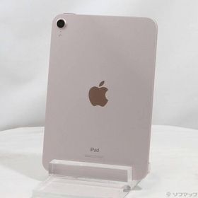 〔中古〕Apple(アップル) iPad mini 第6世代 64GB ピンク MLWL3J／A Wi-Fi〔352-ud〕