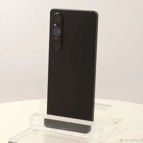 〔中古品〕 Xperia 1 V 256GB ブラック SOG10 au SIMフリー【349】