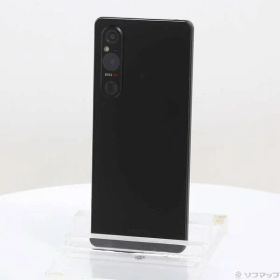 〔中古品〕 Xperia 1 V 256GB ブラック SOG10 au SIMフリー【198】