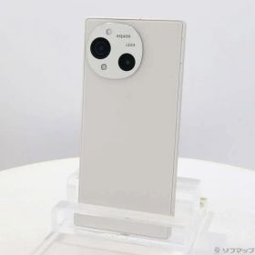 〔中古品〕 AQUOS R10 256GB カシミヤホワイト SH-M31 SIMフリー【349】