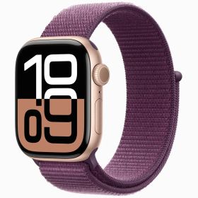 「新品」Apple Watch Series 10 GPS+Cellularモデル 42mm MWXC3J/A [ローズゴールド・プラムスポーツループ]【即納】【あす楽】【プレゼント】