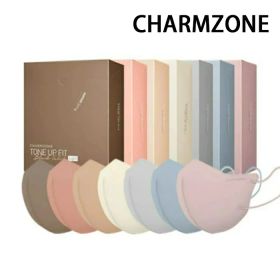 今はマスクもファッション！自分らしい色のマスク！超軽量 チャームゾーンマスク 花粉症でお悩みの方へ トーンアップマスク EXO カイ KFマスク 乾燥から守る マスク KF94 チャームゾーン ブラックラベル ライト 25枚入り 立体 大人用 不織布 M L CHARMZONE