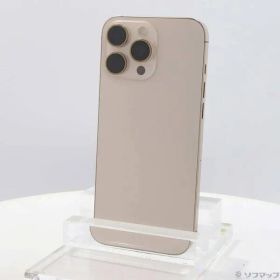 〔中古品〕 iPhone16 Pro Max 512GB デザートチタニウム MYWN3J／A SIMフリー【344】