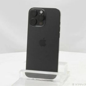 〔中古品〕 iPhone16 Pro Max 512GB ブラックチタニウム MYWL3J／A SIMフリー【276】