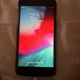 iPhone6 ブラック 画面ひび割れ