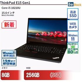 中古 ノートパソコン Lenovo レノボ ThinkPad E15 Gen1 20RES22Q00 Core i5 メモリ：8GB() 6ヶ月保証