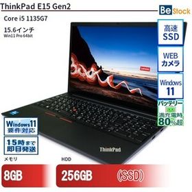 中古 ノートパソコン Lenovo レノボ ThinkPad E15 Gen2 20TES0EB00 Core i5 メモリ：8GB() 6ヶ月保証