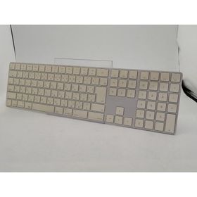 【中古】Apple Magic Keyboard（2017/テンキー付き/A1843） - 日本語（JIS） シルバー MQ052J/A【川越クレアモール】保証期間１週間