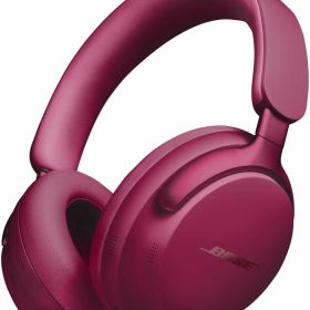Bose QuietComfort Ultra Headphones LE 完全ワイヤレス 空間オーディオ ヘッドホン ノイズキャンセリング Bluetooth接続 マイク付 最大24時間再生 急速充電 ディーププラム