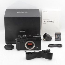 富士フイルム(FUJIFILM) ミラーレス一眼カメラ X-Pro3 ブラック 防塵防滴耐低温 FX-X-PRO3