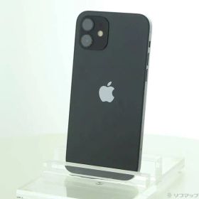 〔中古品〕 iPhone12 128GB ブラック MGHU3J／A SIMフリー【344】