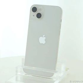〔中古品〕 iPhone14 Plus 256GB スターライト MQ4L3J／A SIMフリー【258】