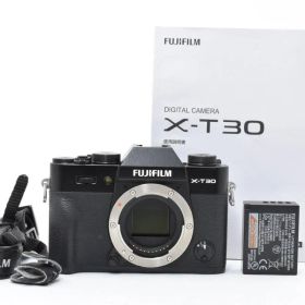 ★極上品★《ショット数 8,705回》フジフィルム FUJIFILM X-T30 ボディ ブラック★ YMA9124＃72