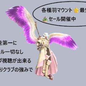 ⭐各種・羽マウント最安値代行！🎍正月セール開催中 | FF14の代行、RMTの販売・買取一覧