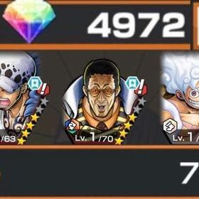 ✩新ロー･黄猿･ニカ共存･星4欠片783･ダイヤ5000個✩ | バウンティラッシュのアカウントデータ、RMTの販売・買取一覧