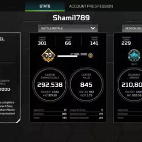 🩸Apex プレデター シーズン26 スプリット2 上位 #427🩸伝説 スキン🩸70 LV🩸正規垢🩸