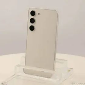 〔中古品〕 Galaxy S23 256GB クリーム SCG19 au SIMフリー【368】