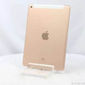 〔中古品〕 iPad 第6世代 32GB ゴールド MRM02J／A auロック解除SIMフリー【269】