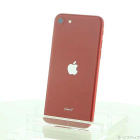 【中古】Apple(アップル) iPhone SE 第3世代 64GB プロダクトレッド MMYE3J／A SIMフリー 【276-ud】
