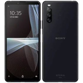 【中古】【安心保証】 Xperia 10 III SOG04[128GB] au ブラック