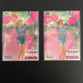 シリアル セット 2024 BBM Fusion hitomi 始球式カード