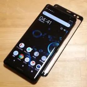 XPERIA XZ3 SOV39(K)液晶保護3Dガラス付SIMロック解除済