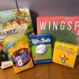 ボードゲーム 軽・中量級セット ウイングスパン パストニヒト ヒット&アウト等