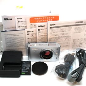 ■極上品■ Nikon Nikon 1 J1 ボディ シルバー ＊26813