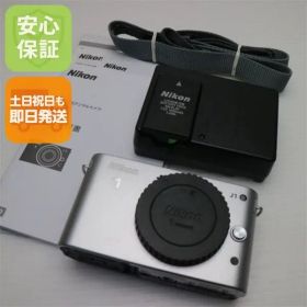 新品同様 Nikon 1 J1 ボディ シルバー 即日発送 ミラーレス一眼 ニコン 本体 土日祝発送OK 08000