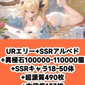URエリー+SSRアルベド+異極石100000-110000個+SSRキャラ18-50体+超源質49 | Echocalypse 緋紅の神約(エコカリ)のアカウントデータ、RMTの販売・買取一覧