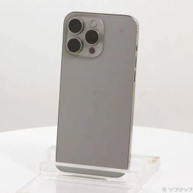 ソフマップ 〔中古品〕 iPhone15 Pro Max 256GB ナチュラルチタニウム MU6R3J／A SIMフリー【349】
