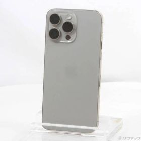 〔中古品〕 iPhone15 Pro Max 512GB ナチュラルチタニウム MU6W3J／A SIMフリー【269】