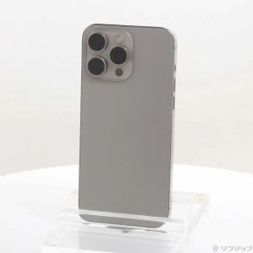 〔中古品〕 iPhone15 Pro Max 512GB ナチュラルチタニウム MU6W3J／A SIMフリー【258】
