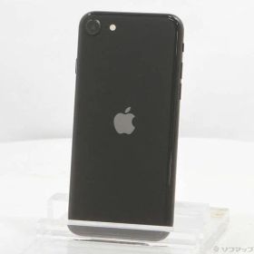 〔中古品〕 iPhone SE 第2世代 128GB ブラック MXD02J／A SIMフリー【344】