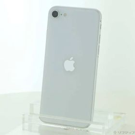 〔中古品〕 iPhone SE 第2世代 128GB ホワイト MXD12J／A SIMフリー【196】