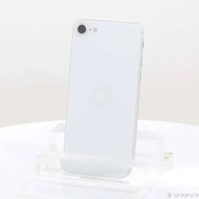 〔中古品〕 iPhone SE 第2世代 128GB ホワイト MXD12J／A SIMフリー【297】