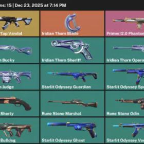 LV OneTapによる74⚡ORA ヴァンダル⚡プライム ファントム イリディアン⚡・ソーン 刃